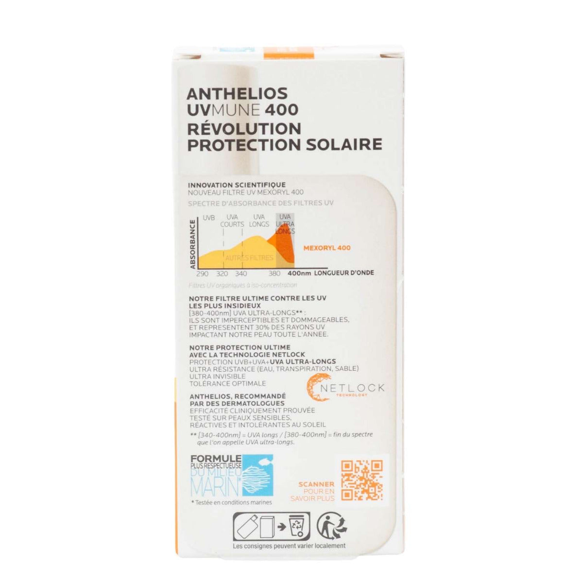 La Roche-Posay Anthelios UVMune 400 Invisible Fluid Sunscreen, SPF50+ (50ml) Made in France - Exp 01/26