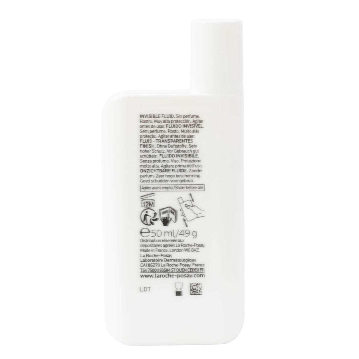 La Roche-Posay Anthelios UVMune 400 Fragrance-Free Invisible Fluid Sunscreen, SPF50+ (50ml) - Made in France - Exp 11/25