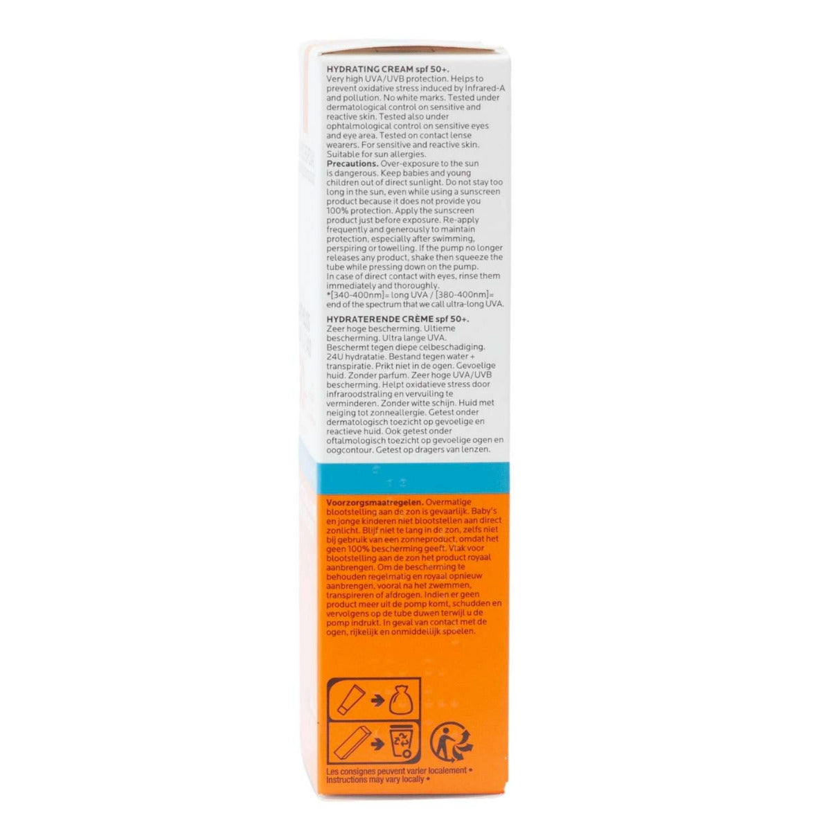 La Roche-Posay Anthelios UVMune 400 Hydrating Cream Fragrance-Free Sunscreen SPF50+ (50ml) - Made in France - Exp 02/26