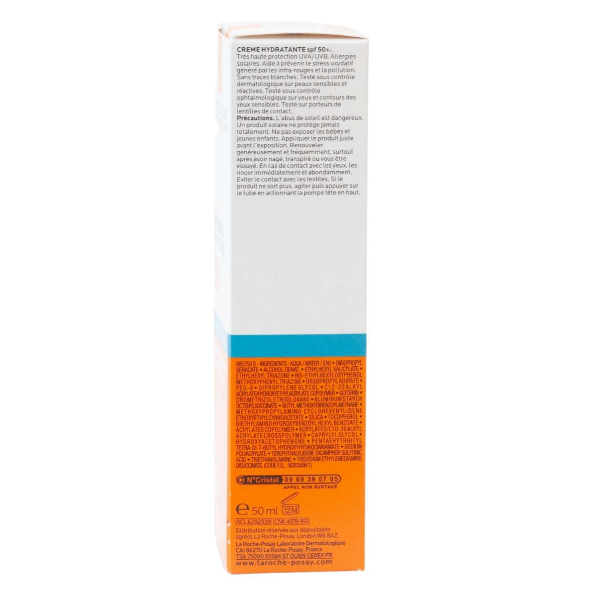 La Roche-Posay Anthelios UVMune 400 Hydrating Cream Fragrance-Free Sunscreen SPF50+ (50ml) - Made in France - Exp 02/26