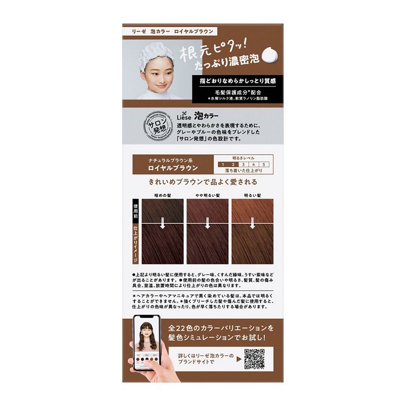Liese Creamy Bubble Colour Hair Dye - New Packaging (23 Colors) - Pupsik Singapore