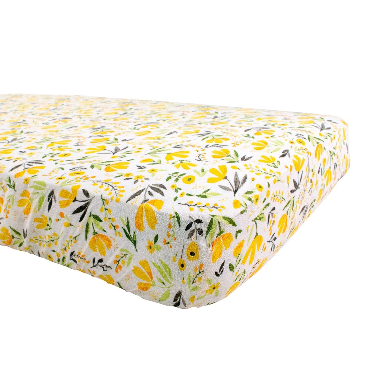 Bebe Au Lait Luxury Muslin Fitted Crib Sheet (70x130cm) (7 Designs) - Pupsik Singapore