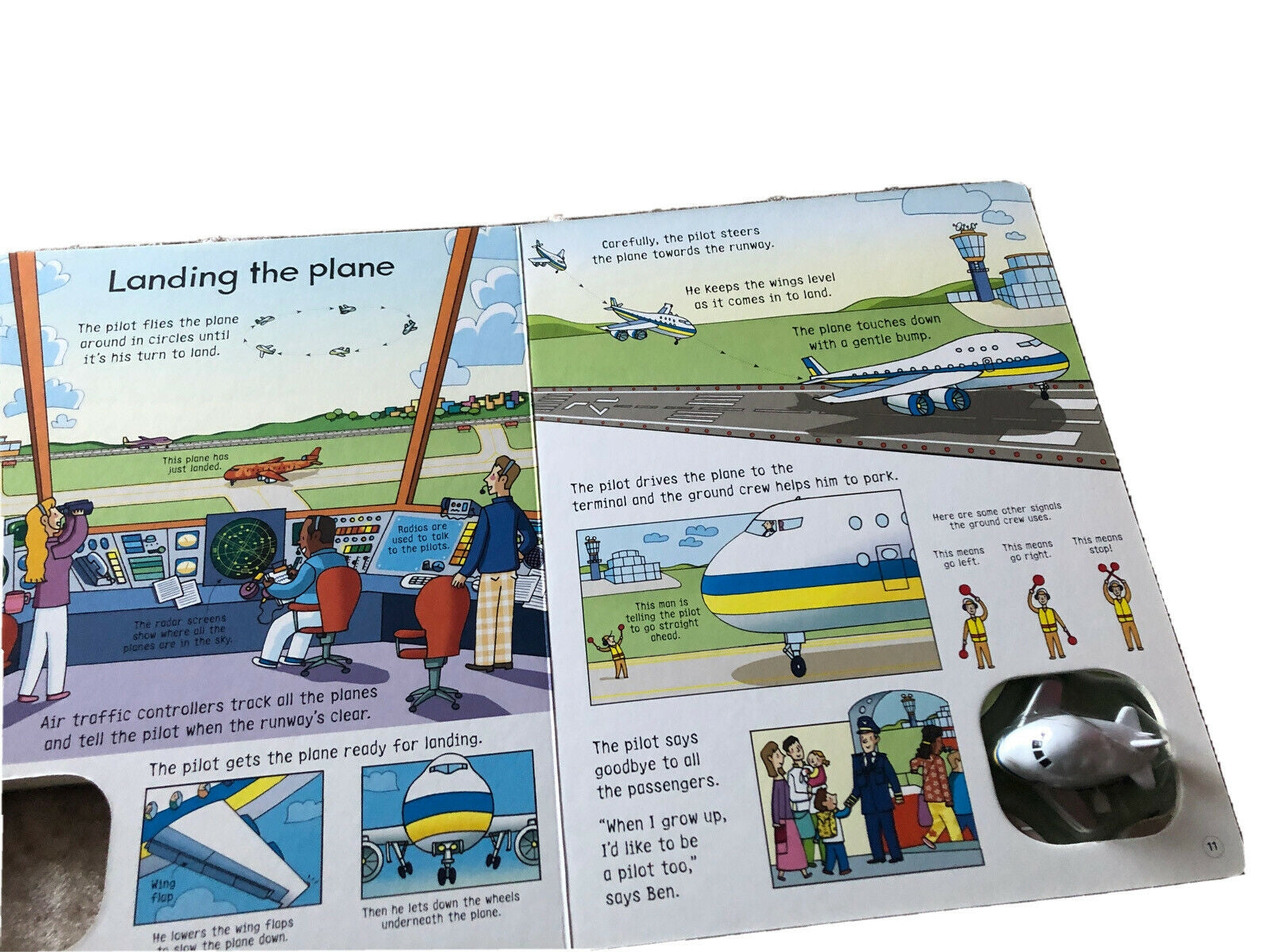 Usborne Wind-up Plane Book Board Book