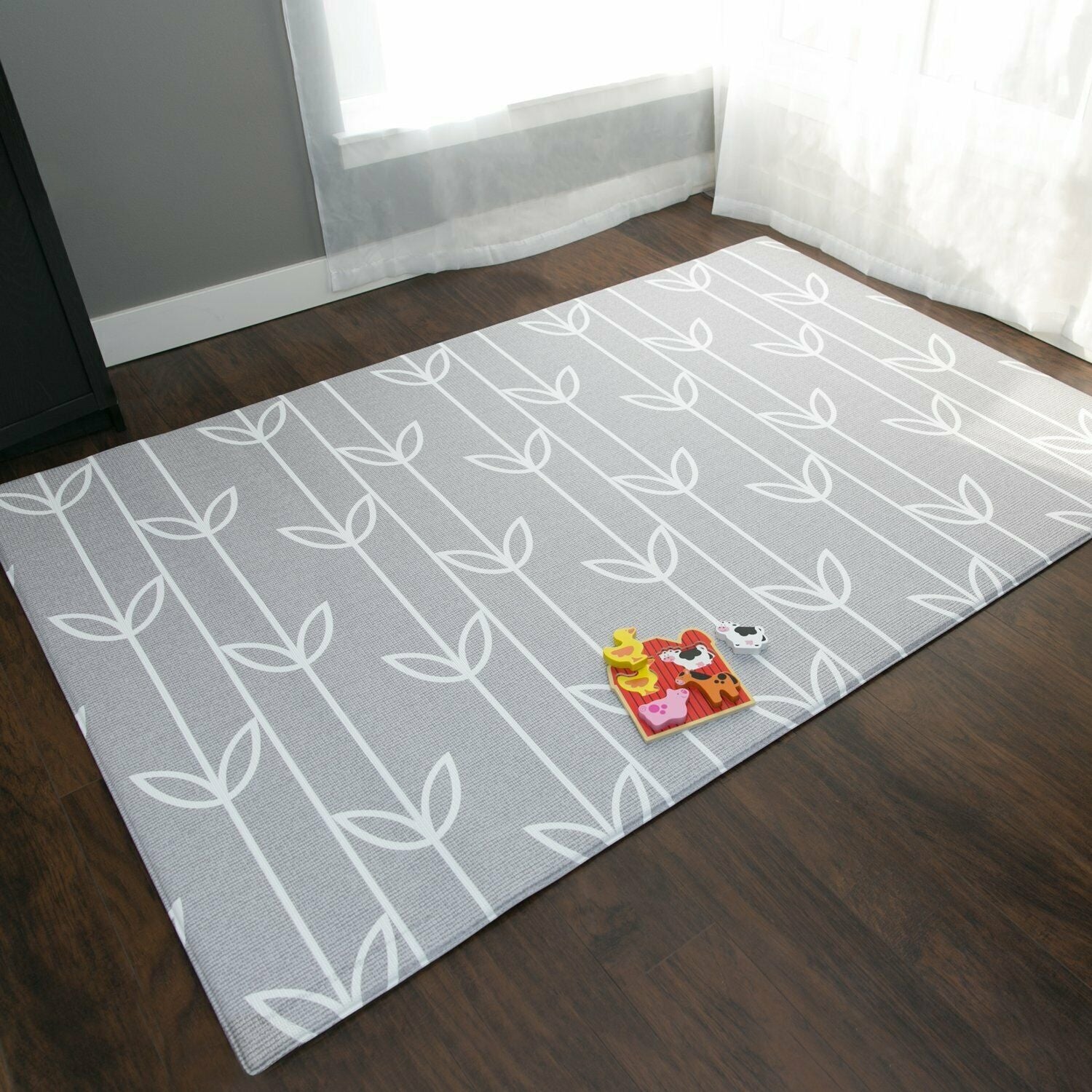 Dwinguler Pro Playmat - Sea Petals Grey (L13)