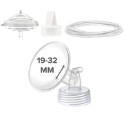 Maymom Wide-Neck Flange, Valve, Backflow Protector, Tubing Kit for Spectra (8 Sizes,19-32mm)