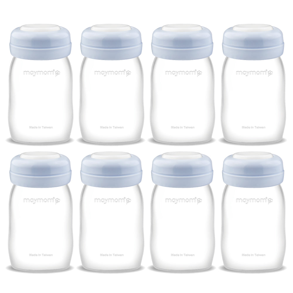 Maymom Wide-Neck Breastmilk Storage Bottles for Spectra, 160ml (8pk)