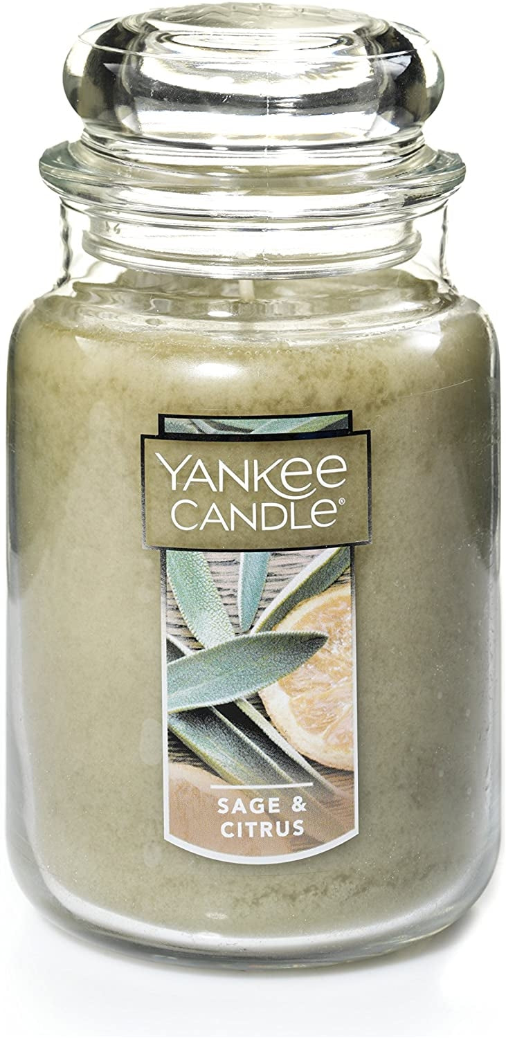 Yankee Candle Large Jar Candle (22oz) - Sage & Citrus