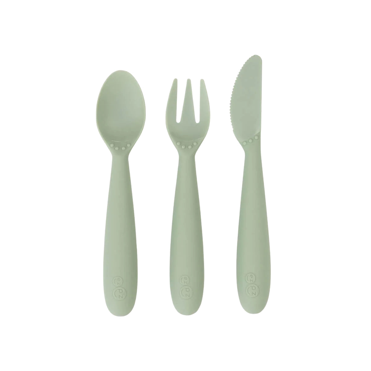 EzPz Happy Utensils (7 Colours) - Pupsik Singapore