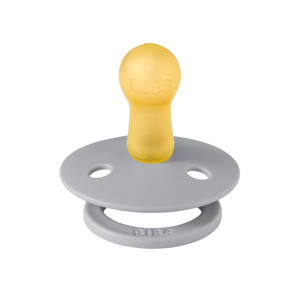 Bibs Round Colour Pacifier (2pk) - Sage Cloud (2 Sizes) - Made in Denmark/EU