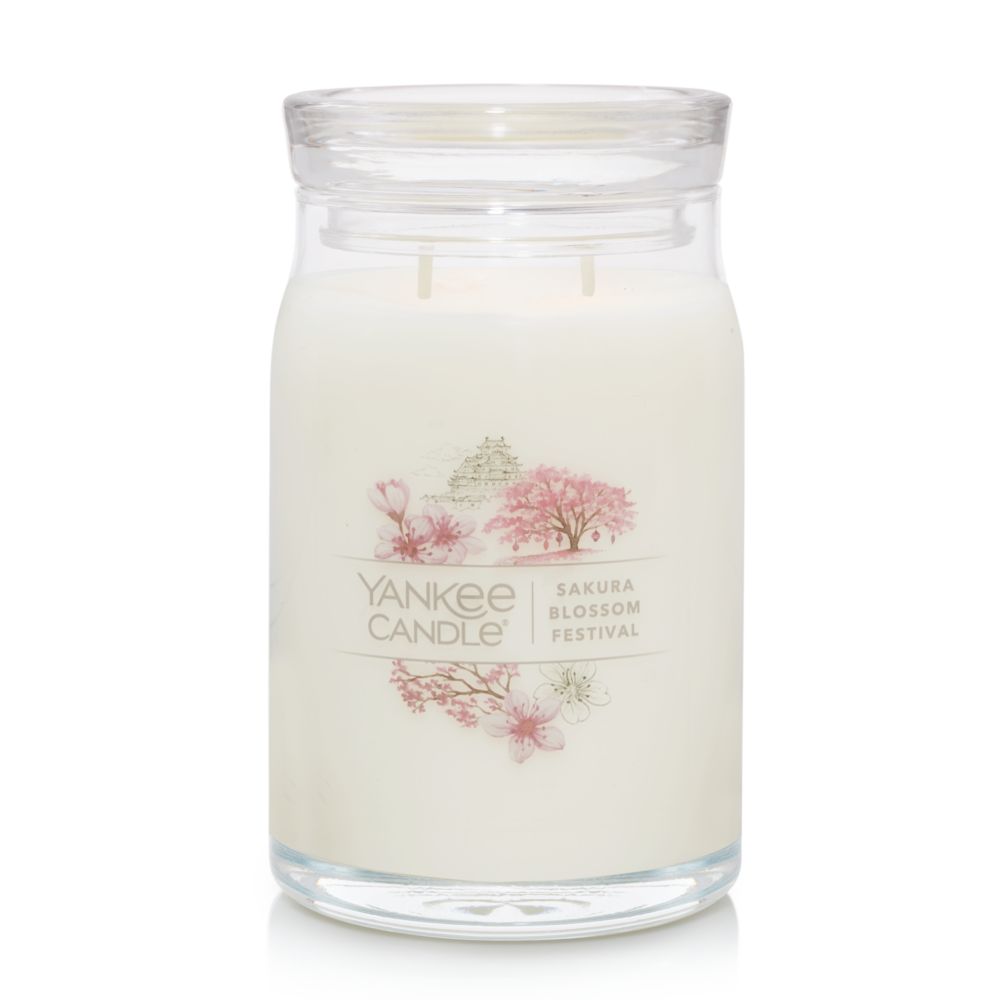 Yankee Candle Signature Large Jar Candle, 2-wicks (20oz) - Sakura Blossom Festival