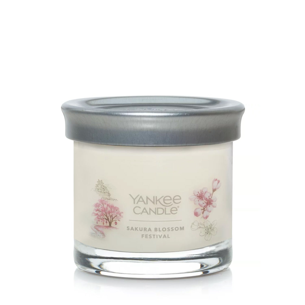 Yankee Candle Signature Small Tumbler Candle, 1- Wick (4.3oz) - Sakura Blossom Festival