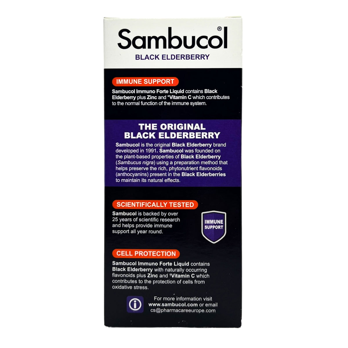 Sambucol Immuno Forte Liquid for 3Y+, 230ml - Exp 08/27