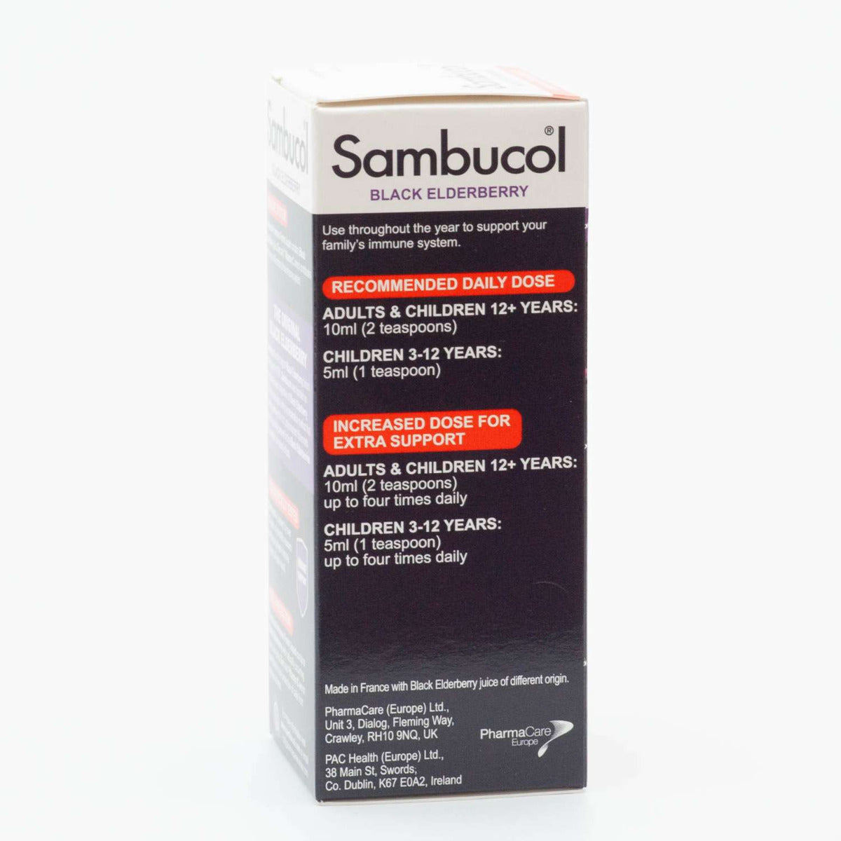 Sambucol Immuno Forte Liquid for 3Y+, 120ml (UK version) - Exp 06/26)
