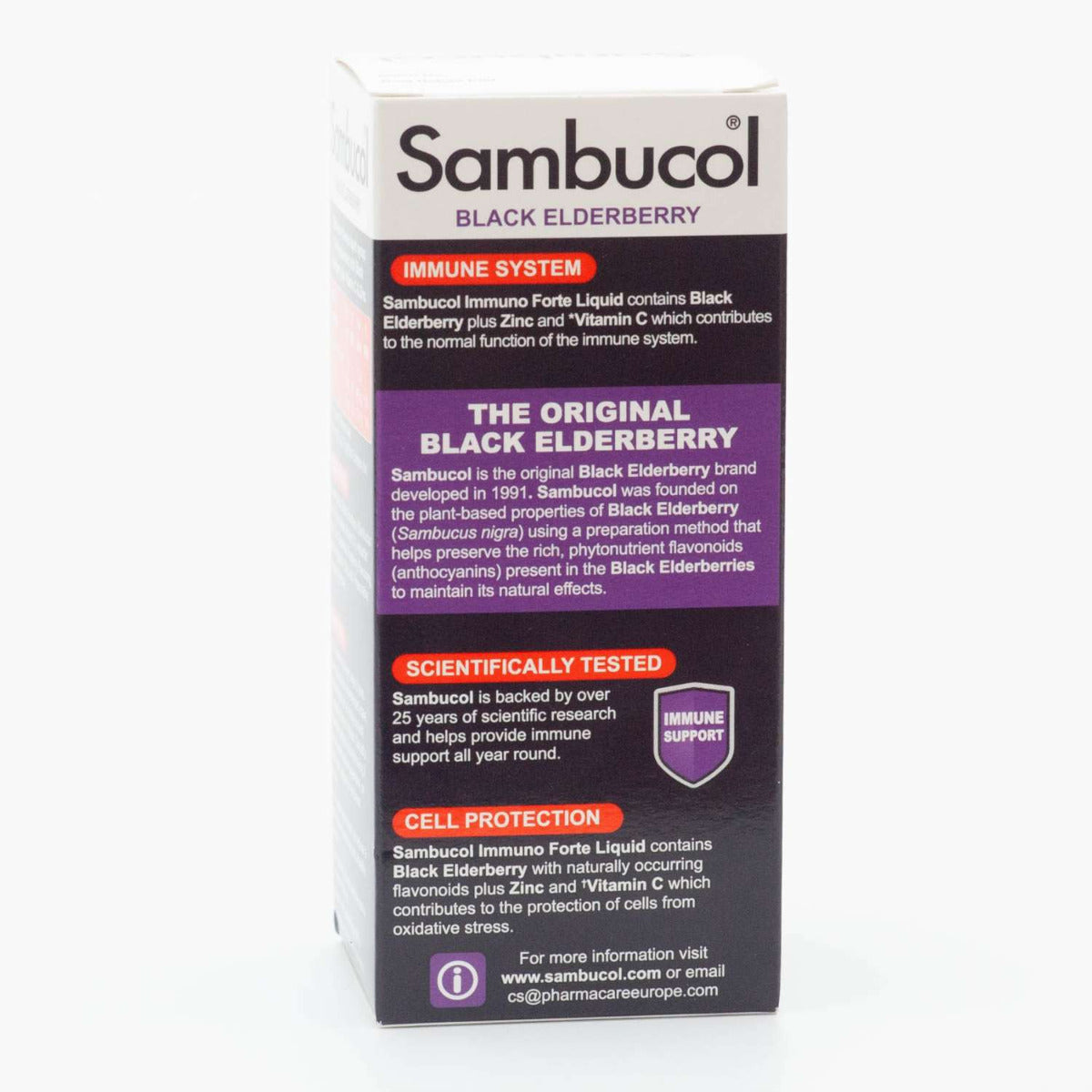 Sambucol Immuno Forte Liquid for 3Y+, 120ml (UK version) - Exp 06/26)