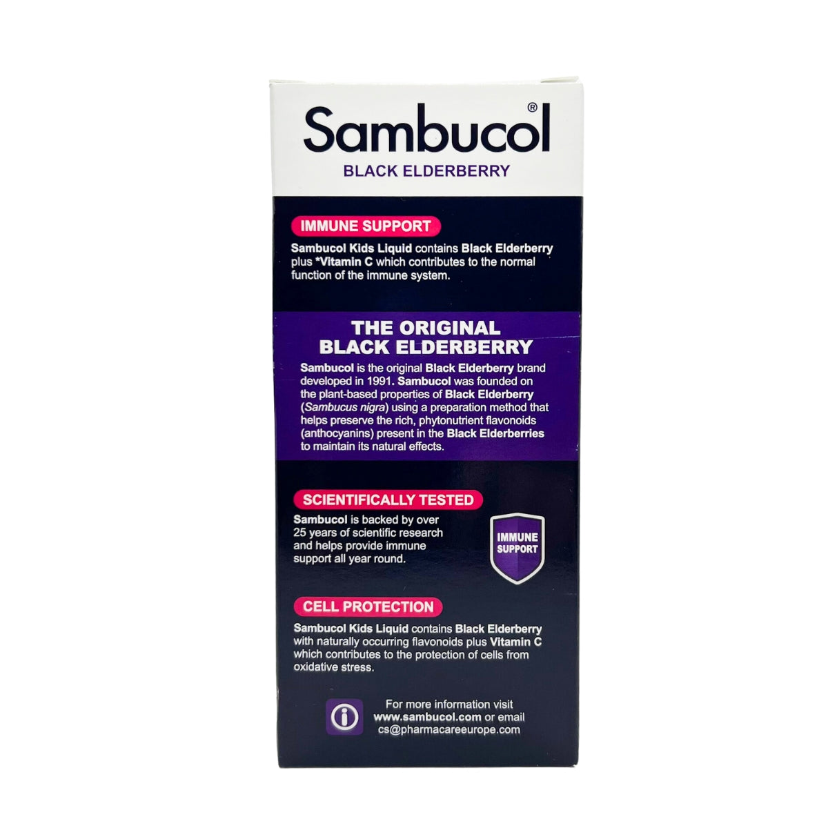 Sambucol Kids Formula Vitamin C for 1-12Y, 230ml - Exp 01/27