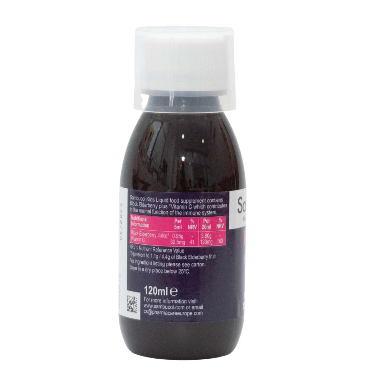 [4-pack] Sambucol Kids Formula Vitamin C for 1-12Y, 120ml - Exp 01/27