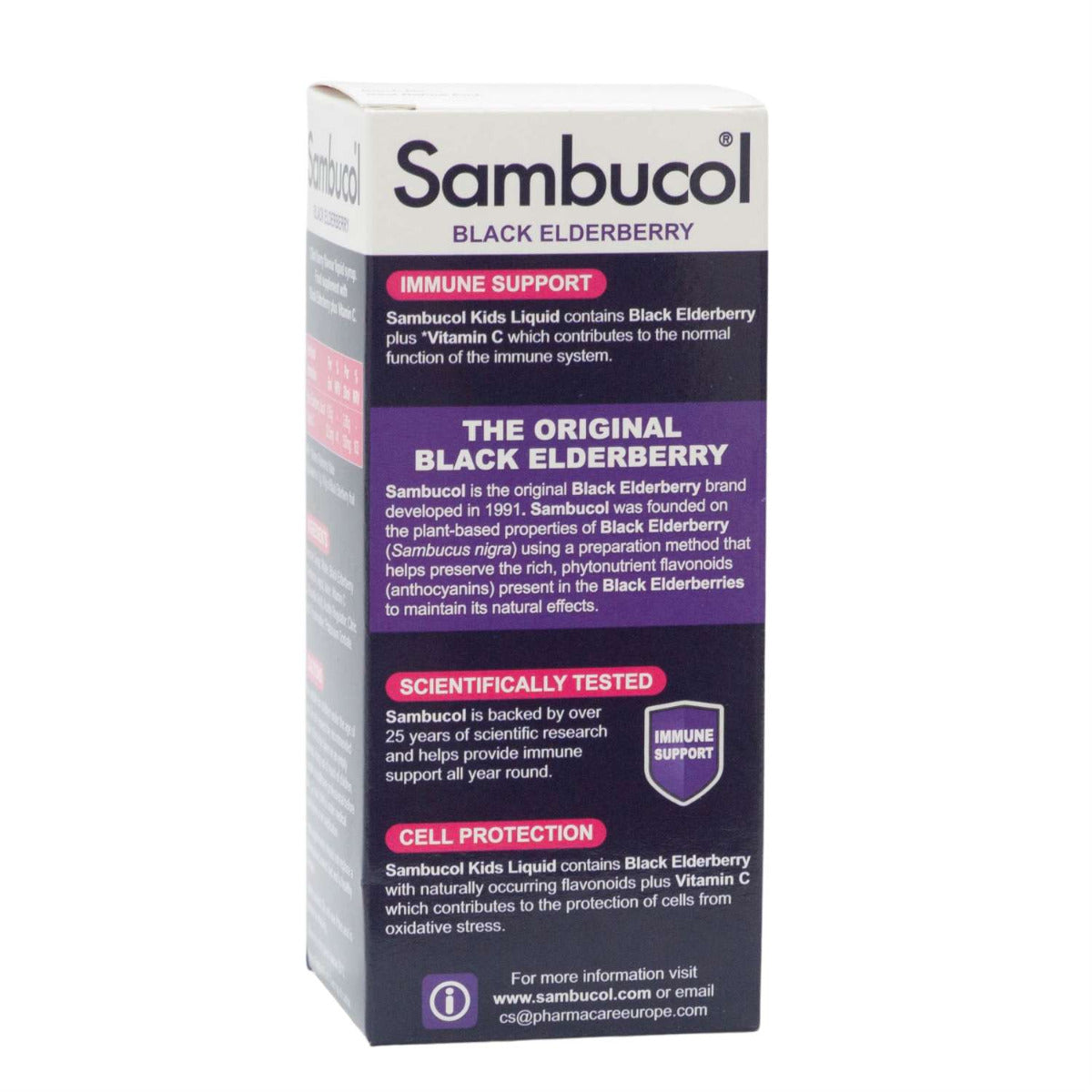 [4-pack] Sambucol Kids Formula Vitamin C for 1-12Y, 120ml - Exp 01/27