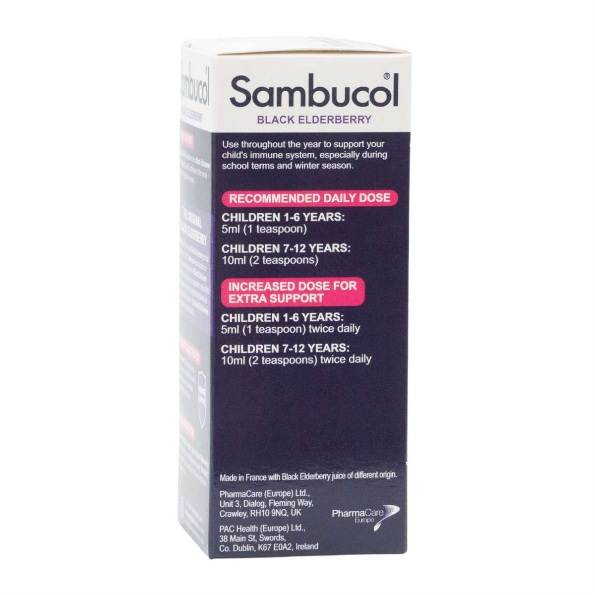 [4-pack] Sambucol Kids Formula Vitamin C for 1-12Y, 120ml - Exp 01/27