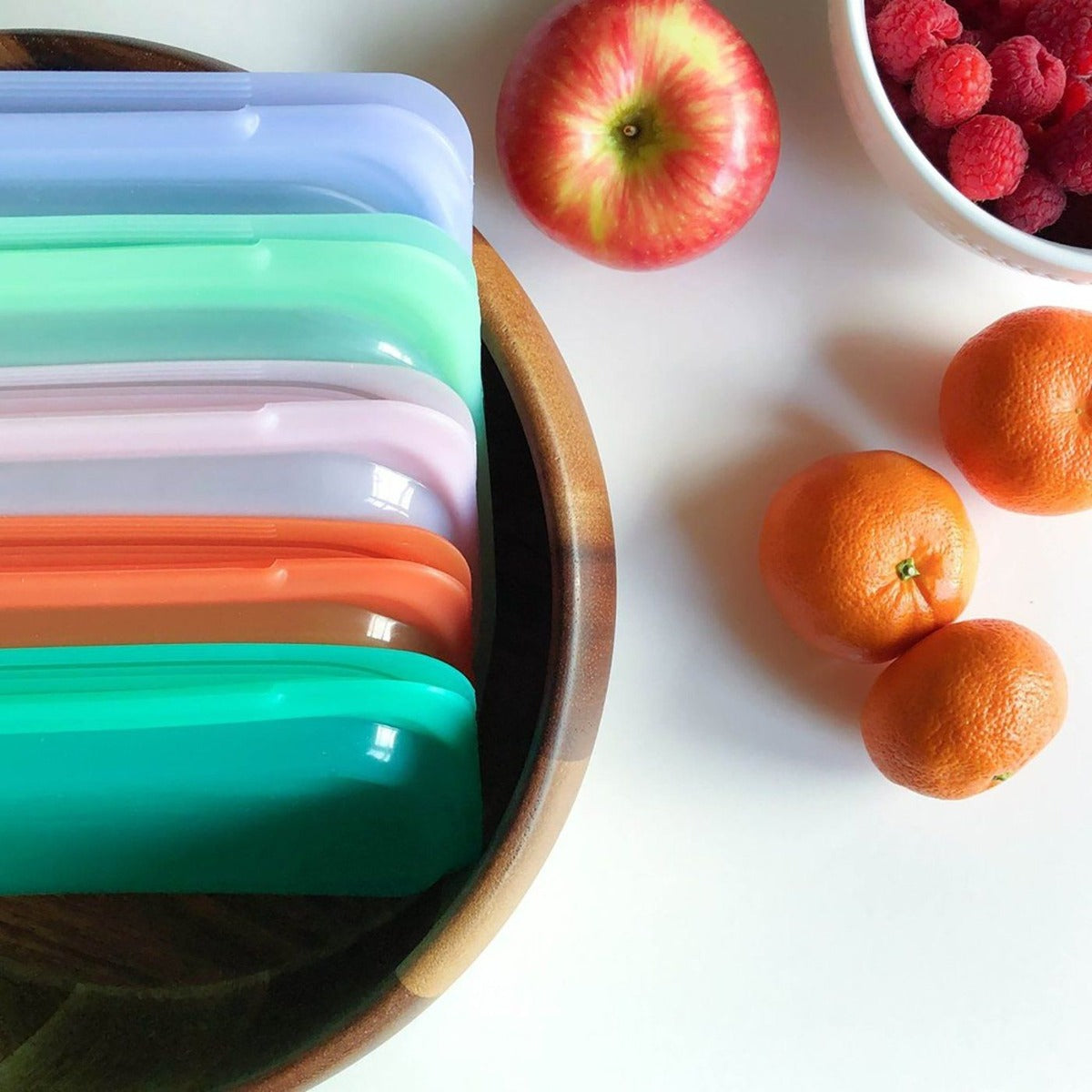 Stasher Reusable Silicone Sandwich Bag 2pk Bundle (2 Colors)