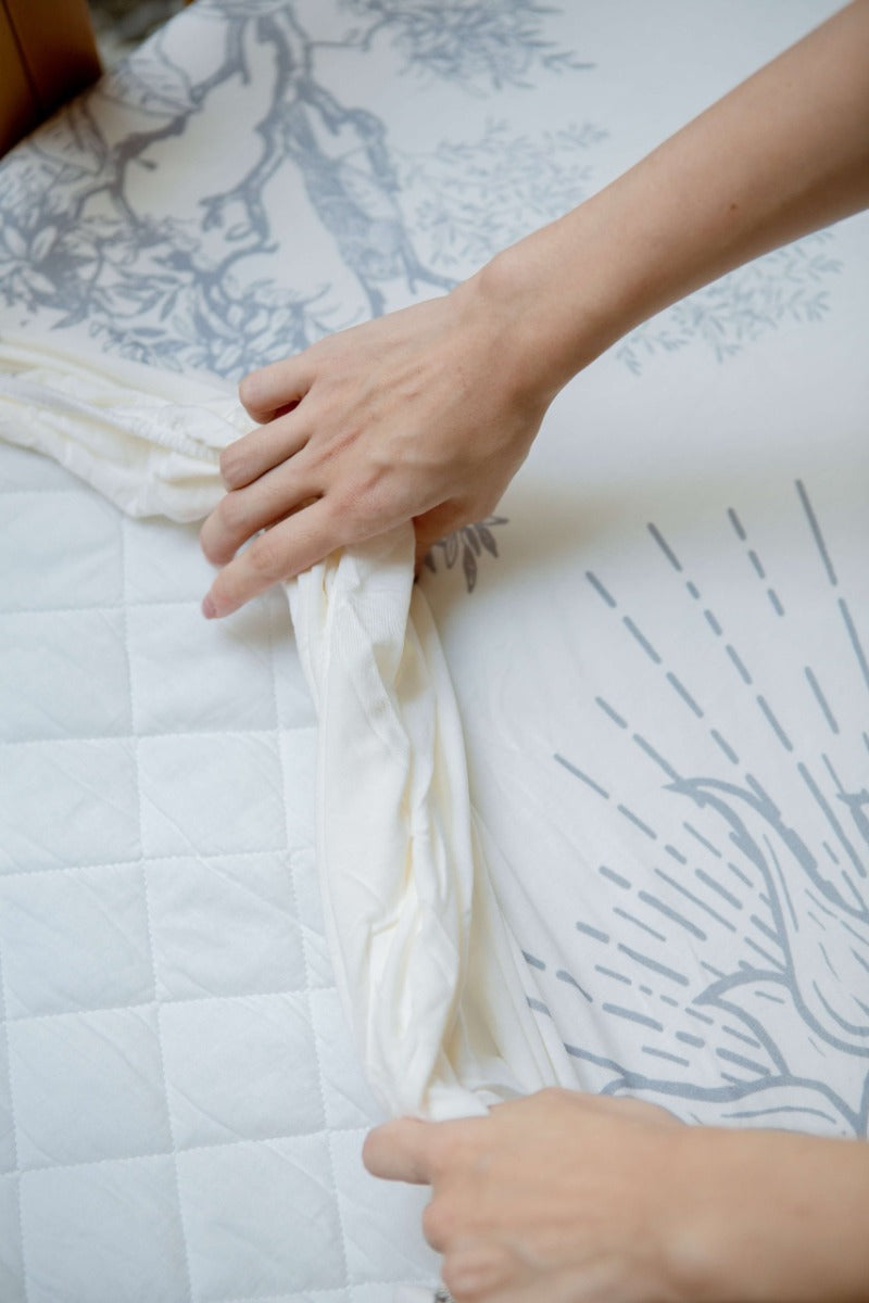 House of Holly Luxe Bamboo Crib Sheet (12 Designs) - Pupsik Singapore