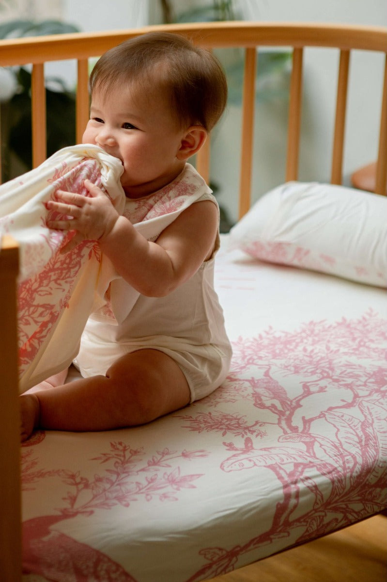 House of Holly Luxe Bamboo Crib Sheet (12 Designs) - Pupsik Singapore
