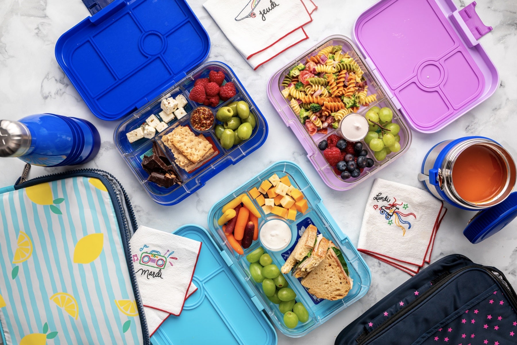 Yumbox Panino 4-compartment Lunch Box (19 Colours)