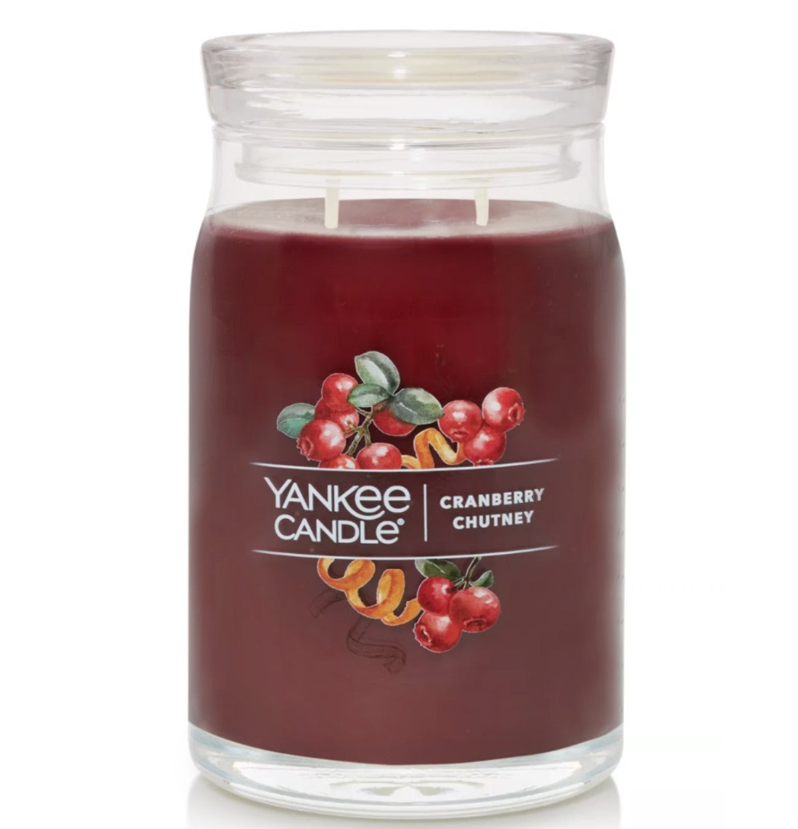 Yankee Candle Signature Large Jar Candle, 2-wicks (20oz) - Cranberry Chutney