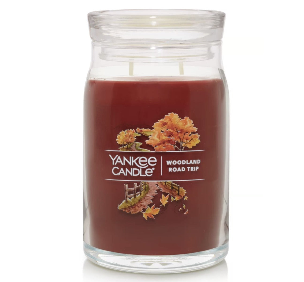 Yankee Candle Signature Large Jar Candle, 2-wicks (20oz) - Woodland Road Trip