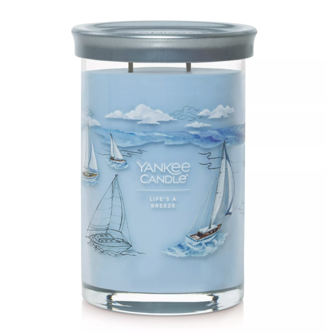 Yankee Candle Signature Large Tumbler Candle, 2-wicks (20oz) - Life's A Breeze
