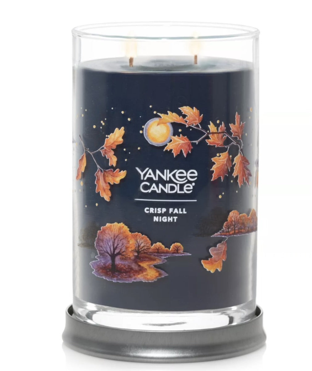 Yankee Candle Signature Large Tumbler Candle, 2-wicks (20oz) - Crisp Fall Night