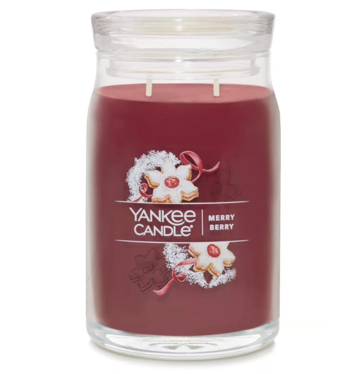 Yankee Candle Signature Large Jar Candle, 2-wicks (20oz) - Merry Berry