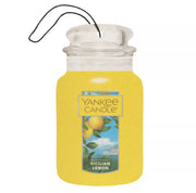 Yankee Candle Hanging Paper Car Jar (1pk) - Sicilian Lemon