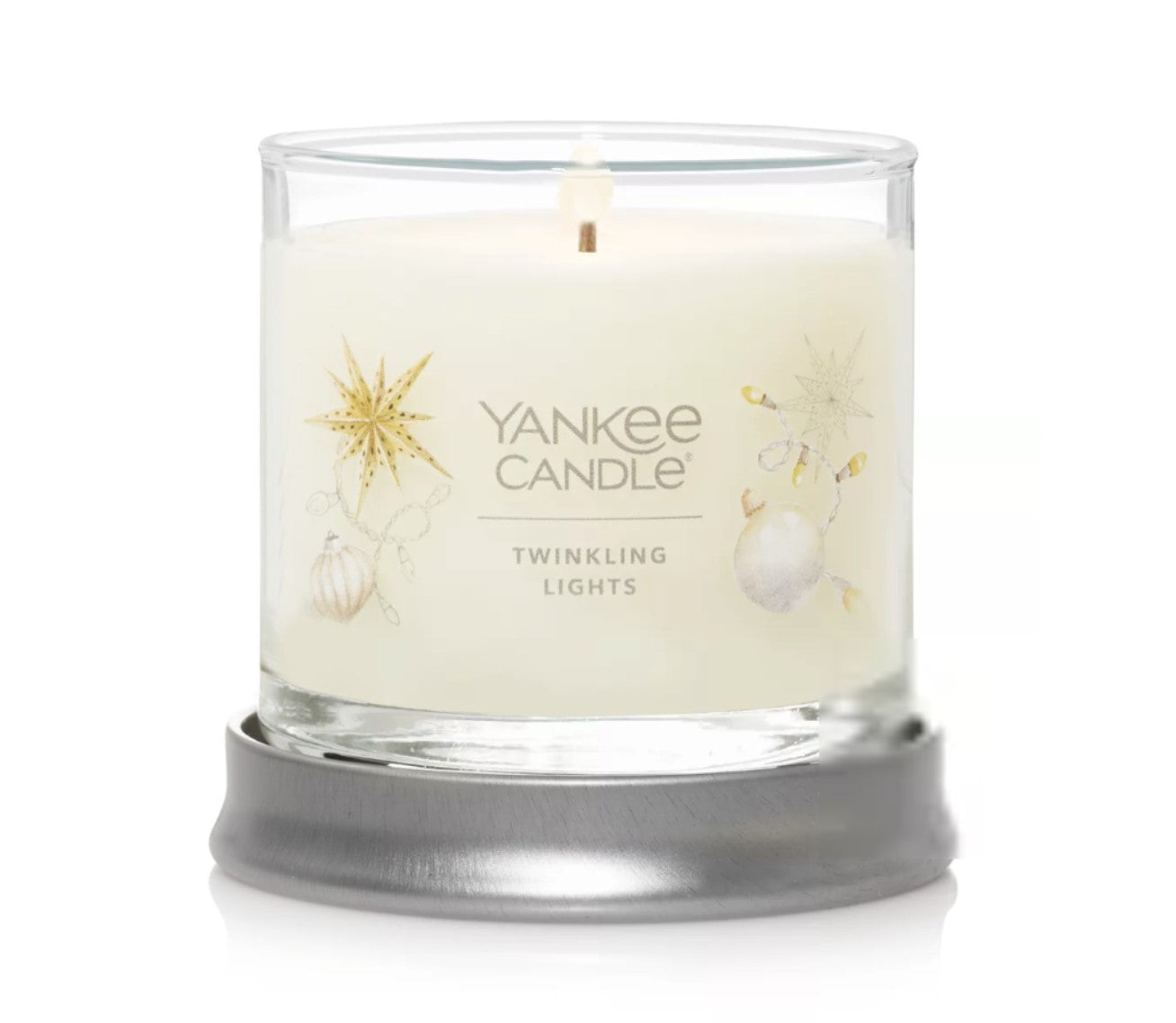 Yankee Candle Signature Small Tumbler Candle, 1- Wick (4.3oz) - Twinkling Lights