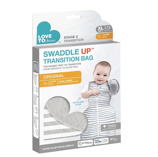 Love to Dream Swaddle UP Transition Bag Original 1.0 TOG - Grey