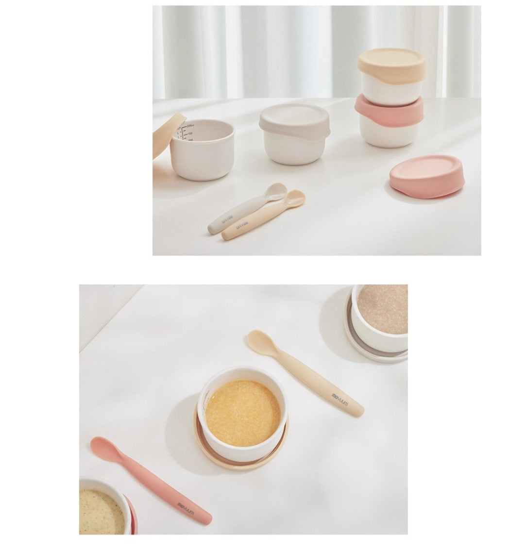 Moyuum Ceramic Baby Food Container Bowl (3 Colors)