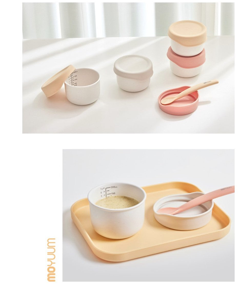 Moyuum Ceramic Baby Food Container Bowl (3 Colors)