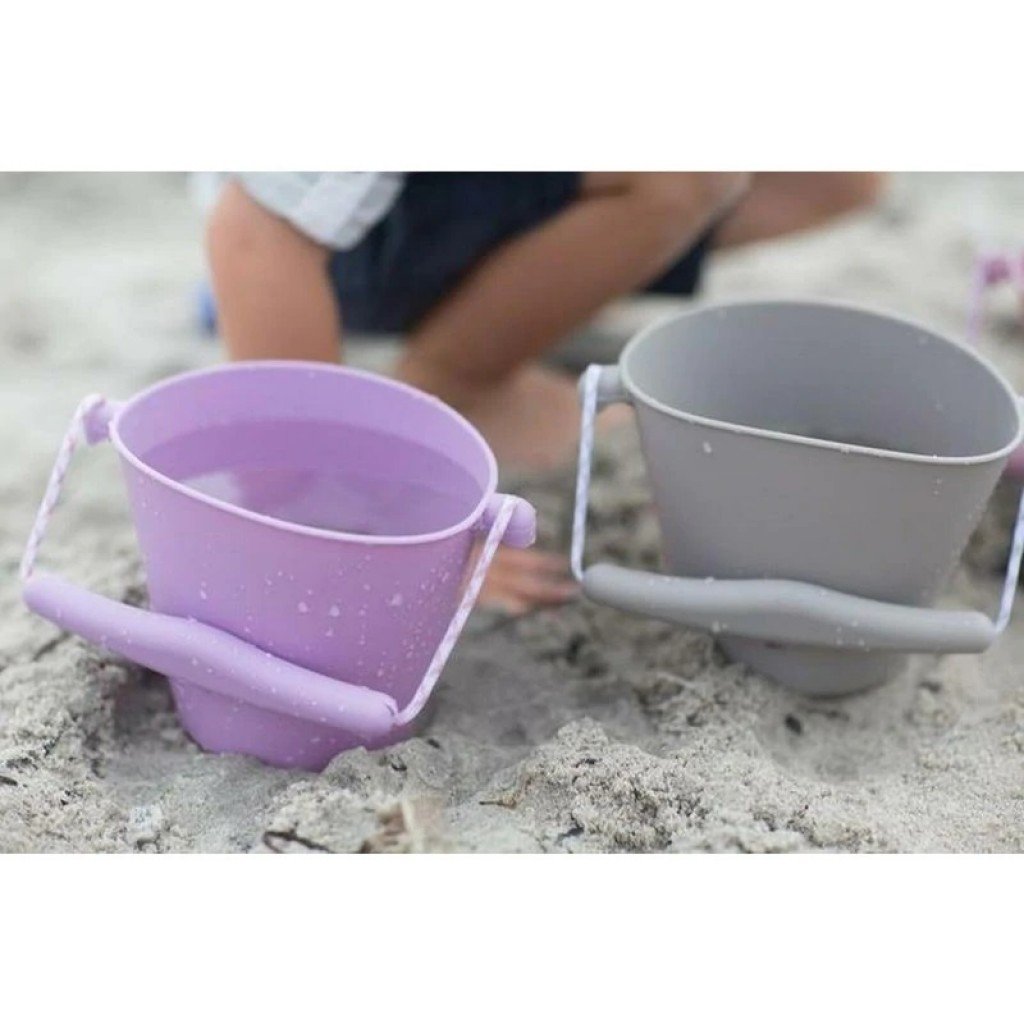 Scrunch Silicone Bucket 1.5L (3 Colours) - Pupsik Singapore