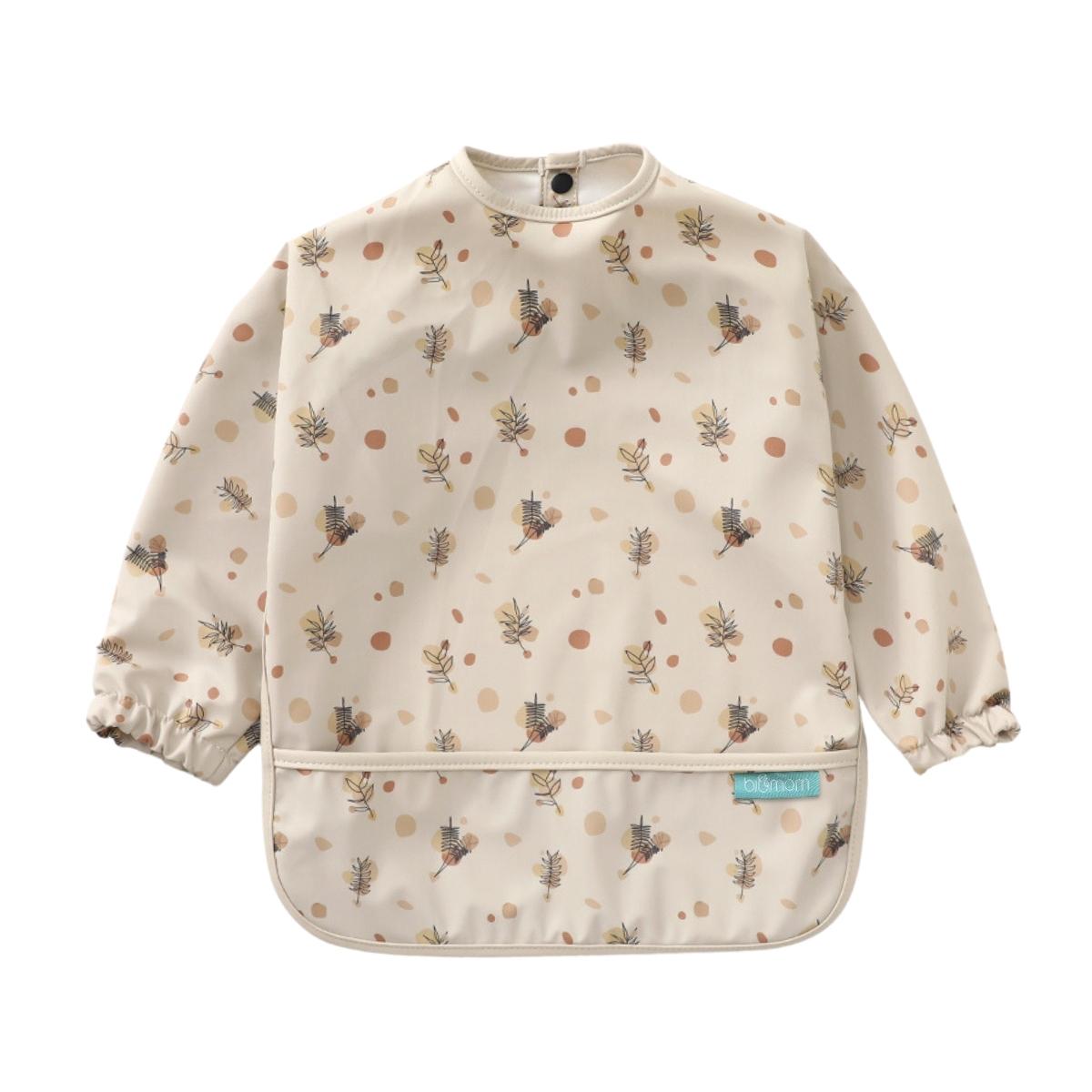 Biomom Baby Smock Bib - Earthy Botanics (2 Sizes)