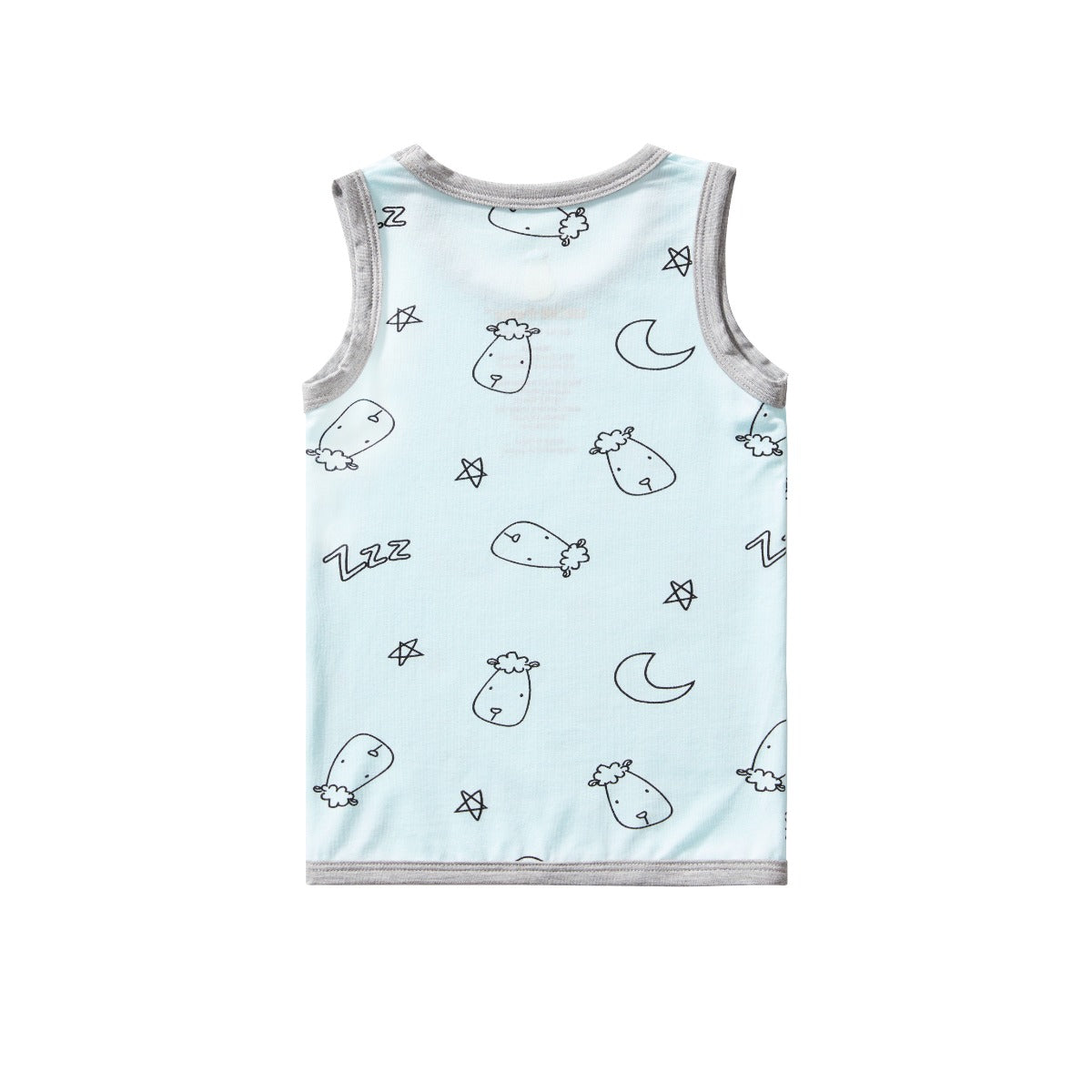 Baa Baa Sheepz Sleeveless Shirt - Sweet Dreams Baa Baa Blue