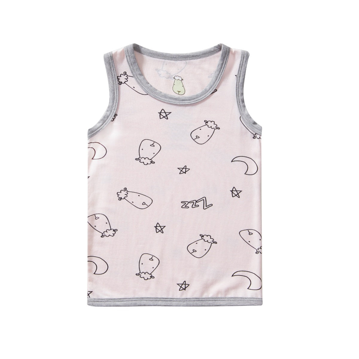 Baa Baa Sheepz Sleeveless Shirt - Sweet Dreams Baa Baa Pink (2 Sizes)