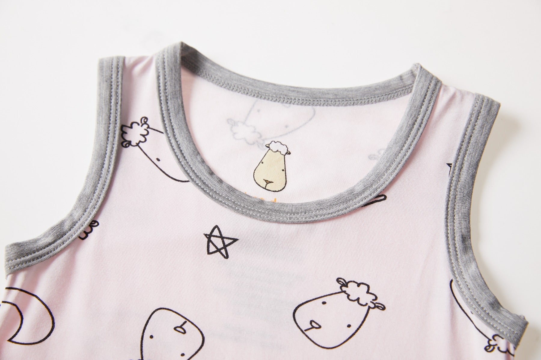Baa Baa Sheepz Sleeveless Shirt - Sweet Dreams Baa Baa Pink (2 Sizes)