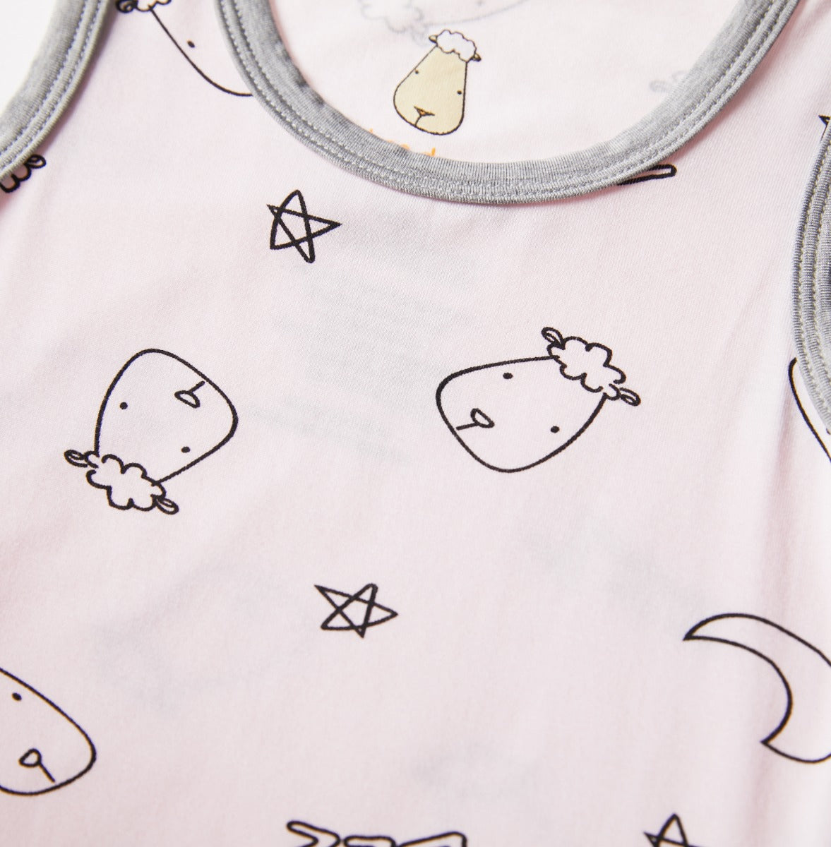 Baa Baa Sheepz Sleeveless Shirt - Sweet Dreams Baa Baa Pink (2 Sizes)