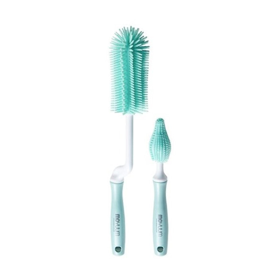 Moyuum Baby Bottle Silicone Brush Set, 2pk (3 Colours) - Pupsik Singapore