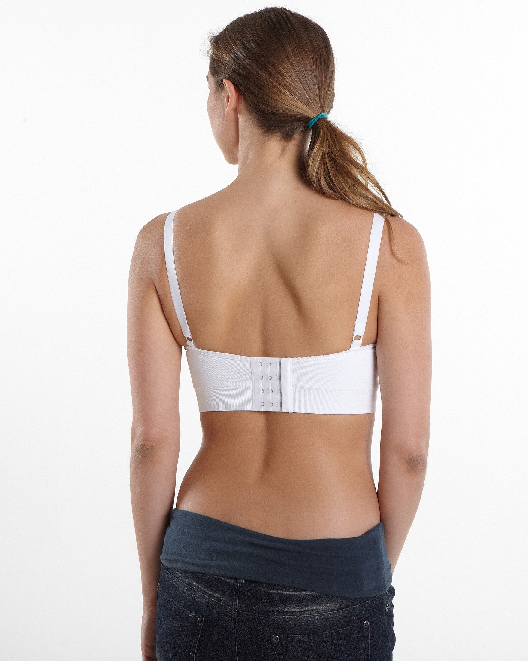 MEV Seamless Full-Cup Everyday Support Maternity-Nursing Bra - Honeyed Tangerine
