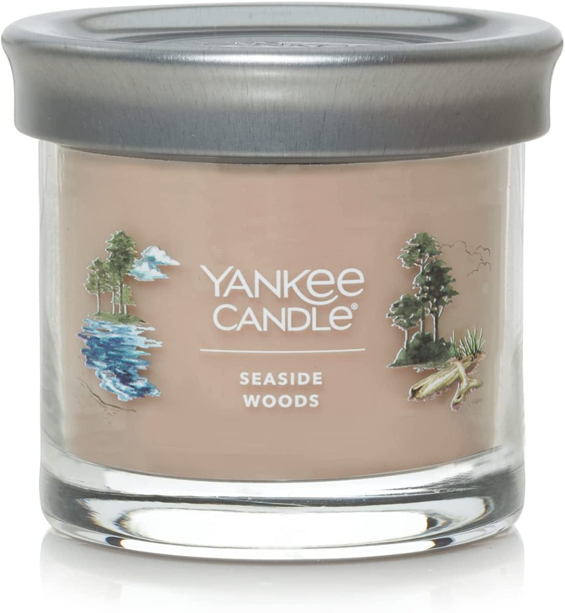 Yankee Candle Signature Small Tumbler Candle, 1- Wick (4.3oz) - Seaside Woods
