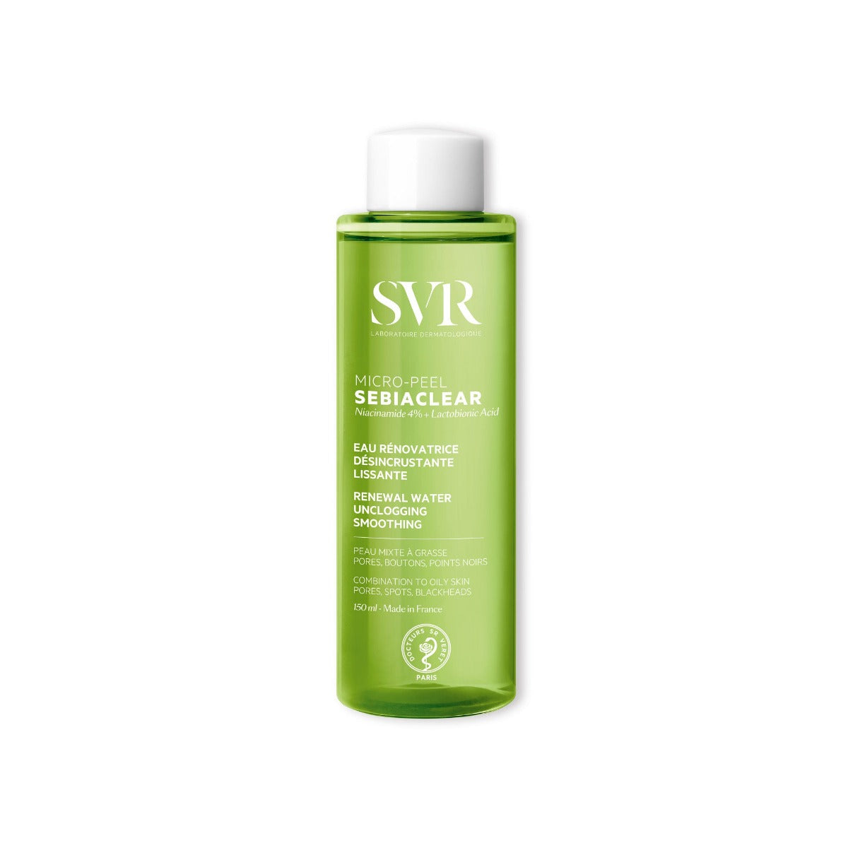 SVR Sebiaclear Micro-Peel Renewal Water, 150ml (Exp 11/25)