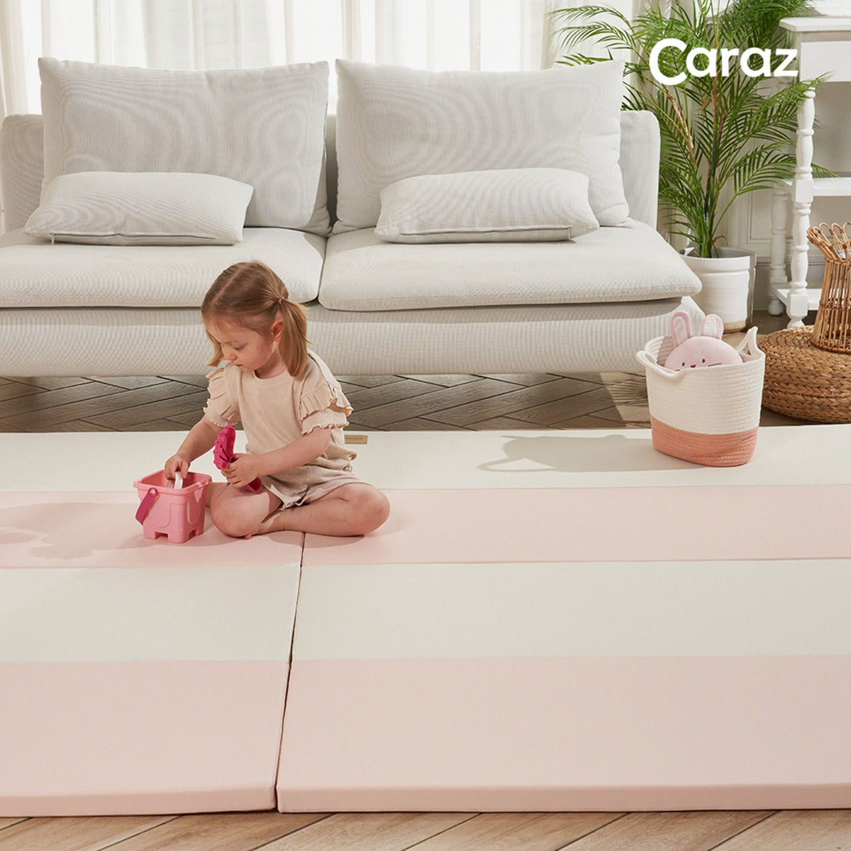 Caraz Secret Wide Folding Playmat, 140 x 200cm (7 Colors) - Pupsik Singapore