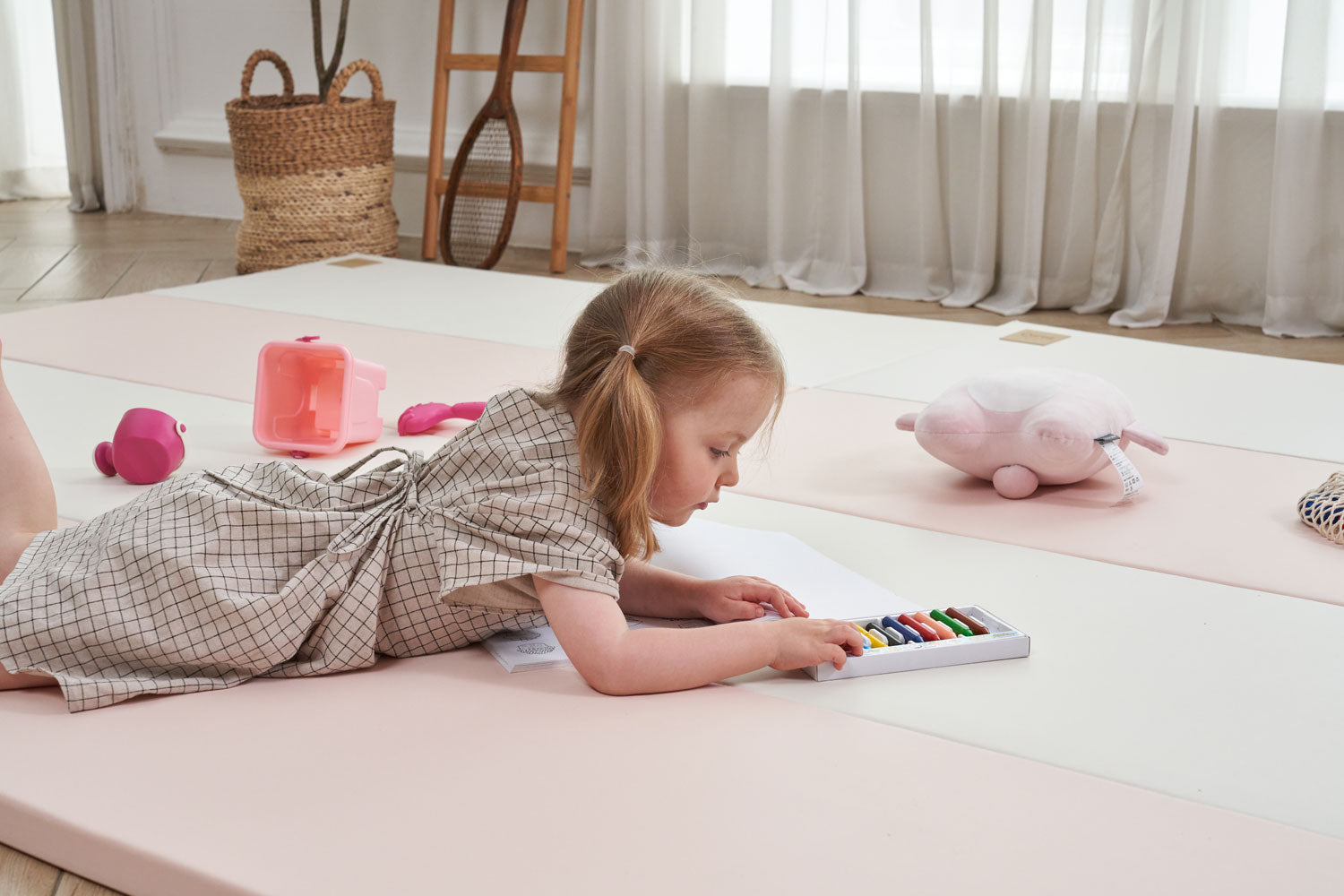 Caraz Secret Wide Folding Playmat, 140 x 200cm (7 Colors) - Pupsik Singapore