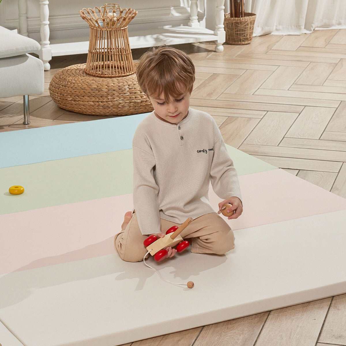 Caraz Secret Wide Folding Playmat, 140 x 200cm (7 Colors)