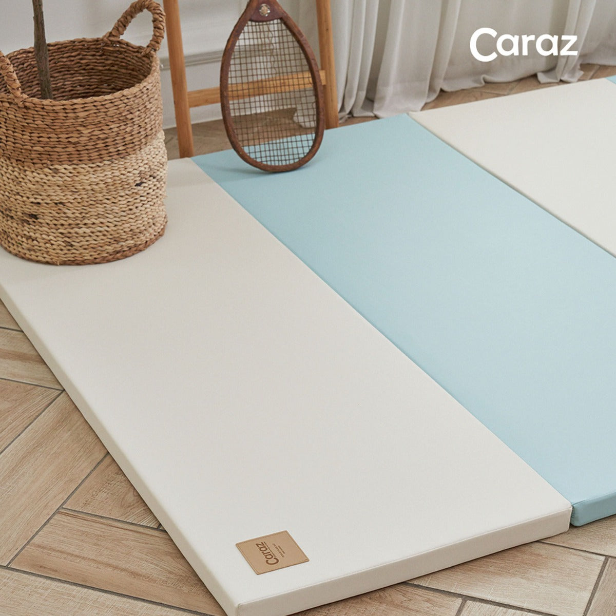 Caraz Secret Wide Folding Playmat, 140 x 200cm (7 Colors) - Pupsik Singapore